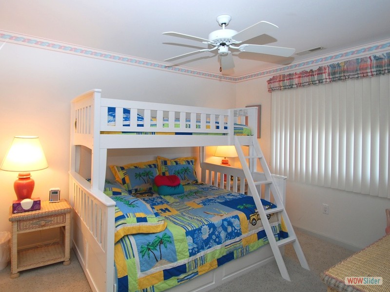 Guest Bedroom w/Bunk and Trundle Beds