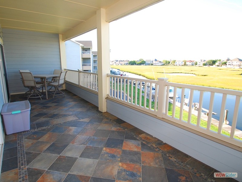 Oversized, Custom Tiled Deck